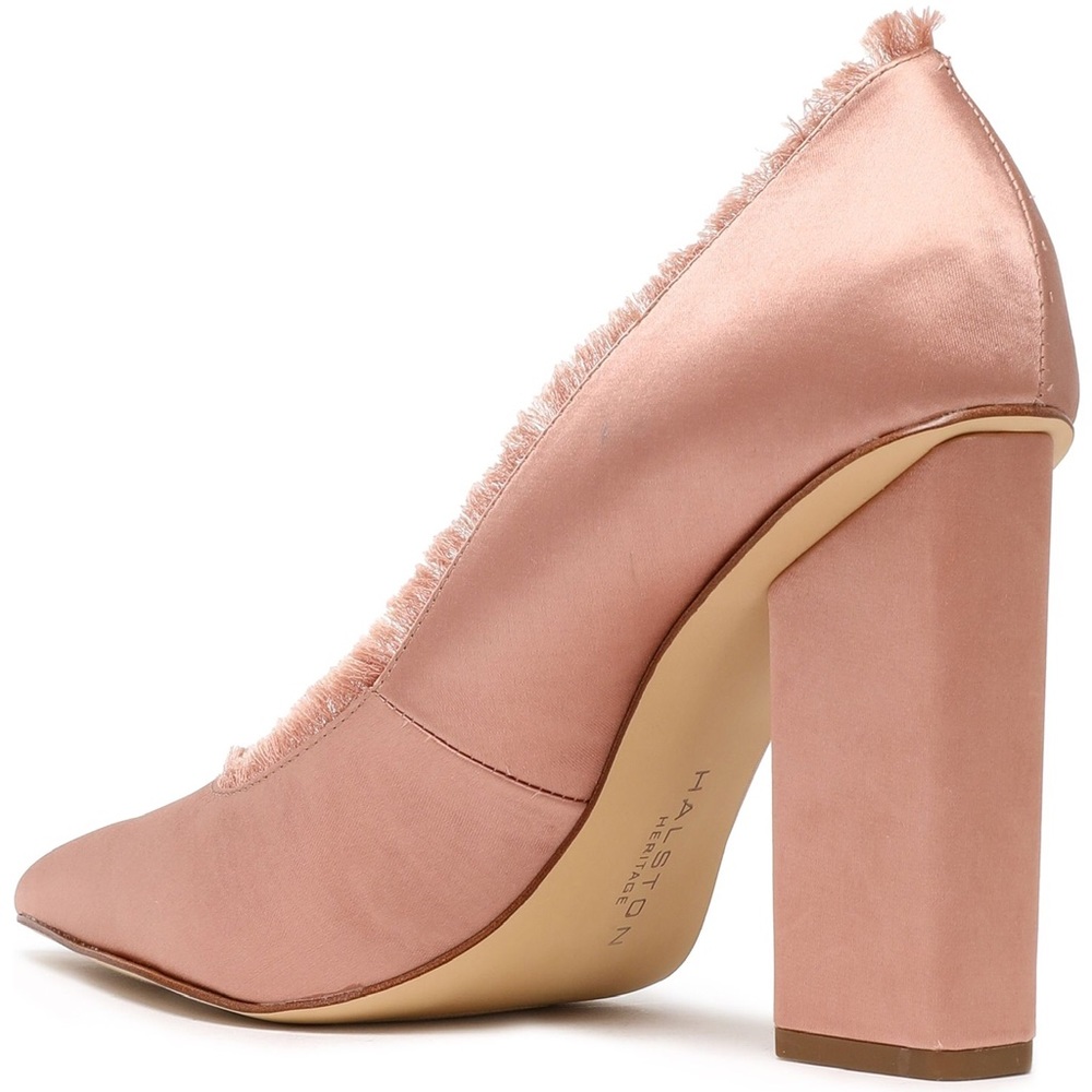 💋👠🌺 💐Halston Heritage Keni Fringe Pumps NIB - Picture 6 of 8